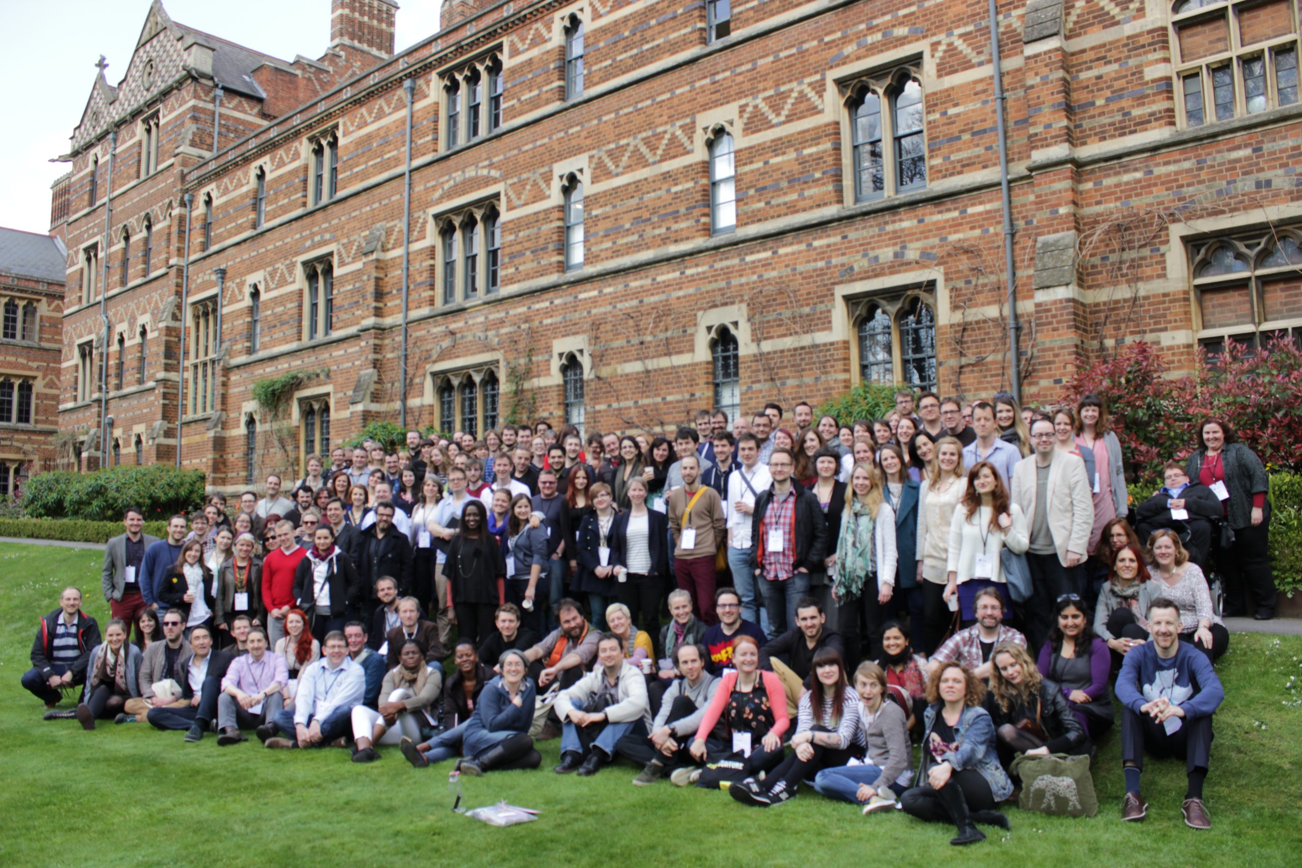 Group photo of ECF event participants